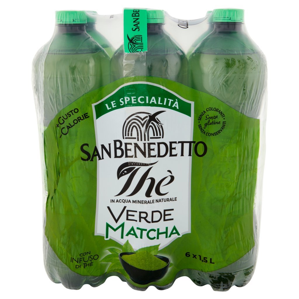 San Benedetto Thè le Specialità Verde Matcha 6 x 1,5 l