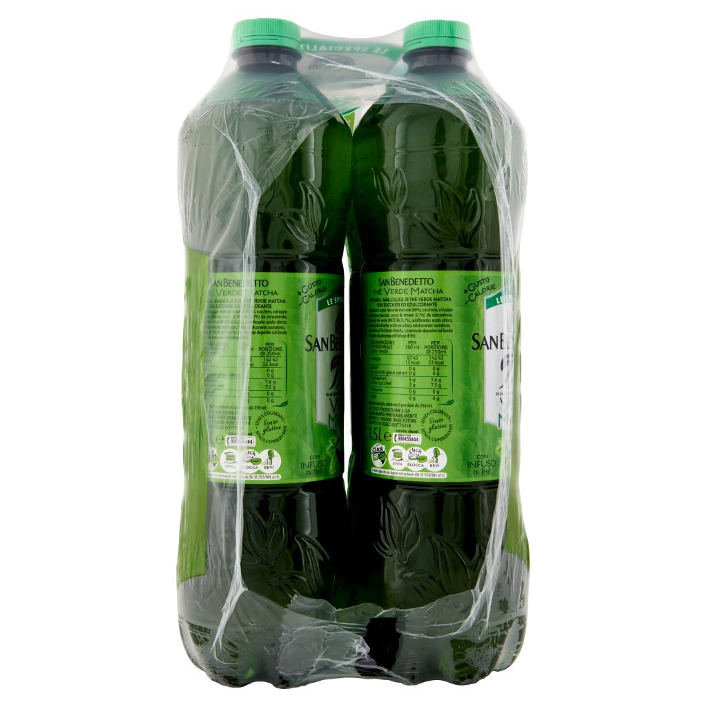 San Benedetto Thè le Specialità Verde Matcha 6 x 1,5 l