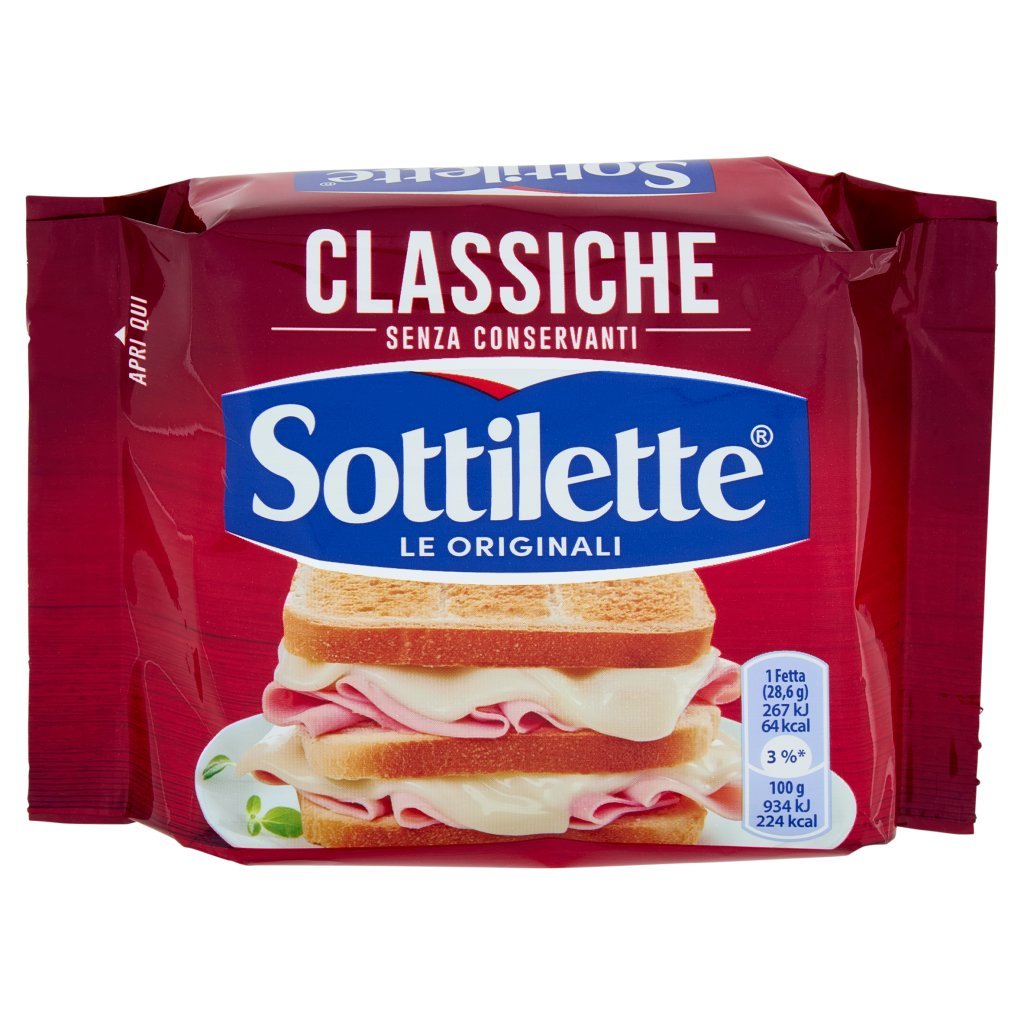 Sottilette Classiche Formaggio Fuso a Fette -