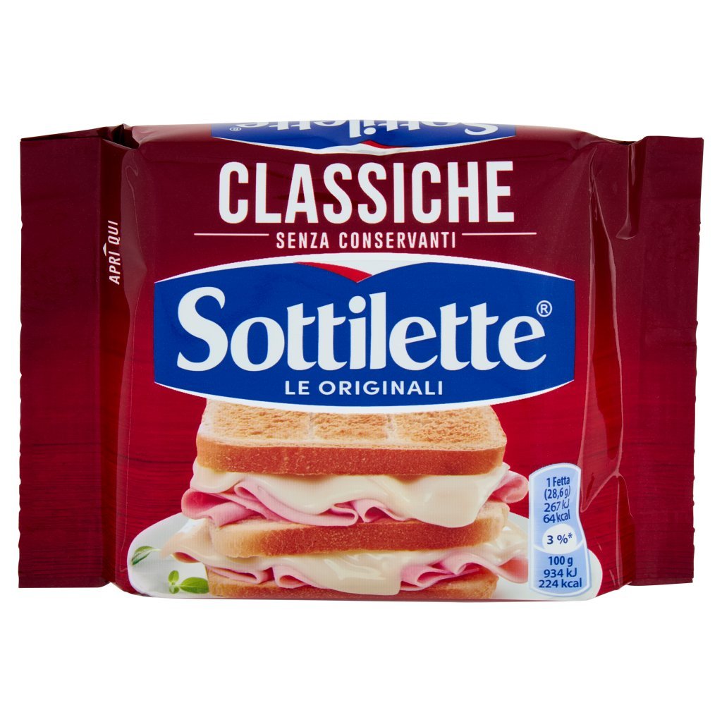 Sottilette Classiche Formaggio Fuso a Fette -