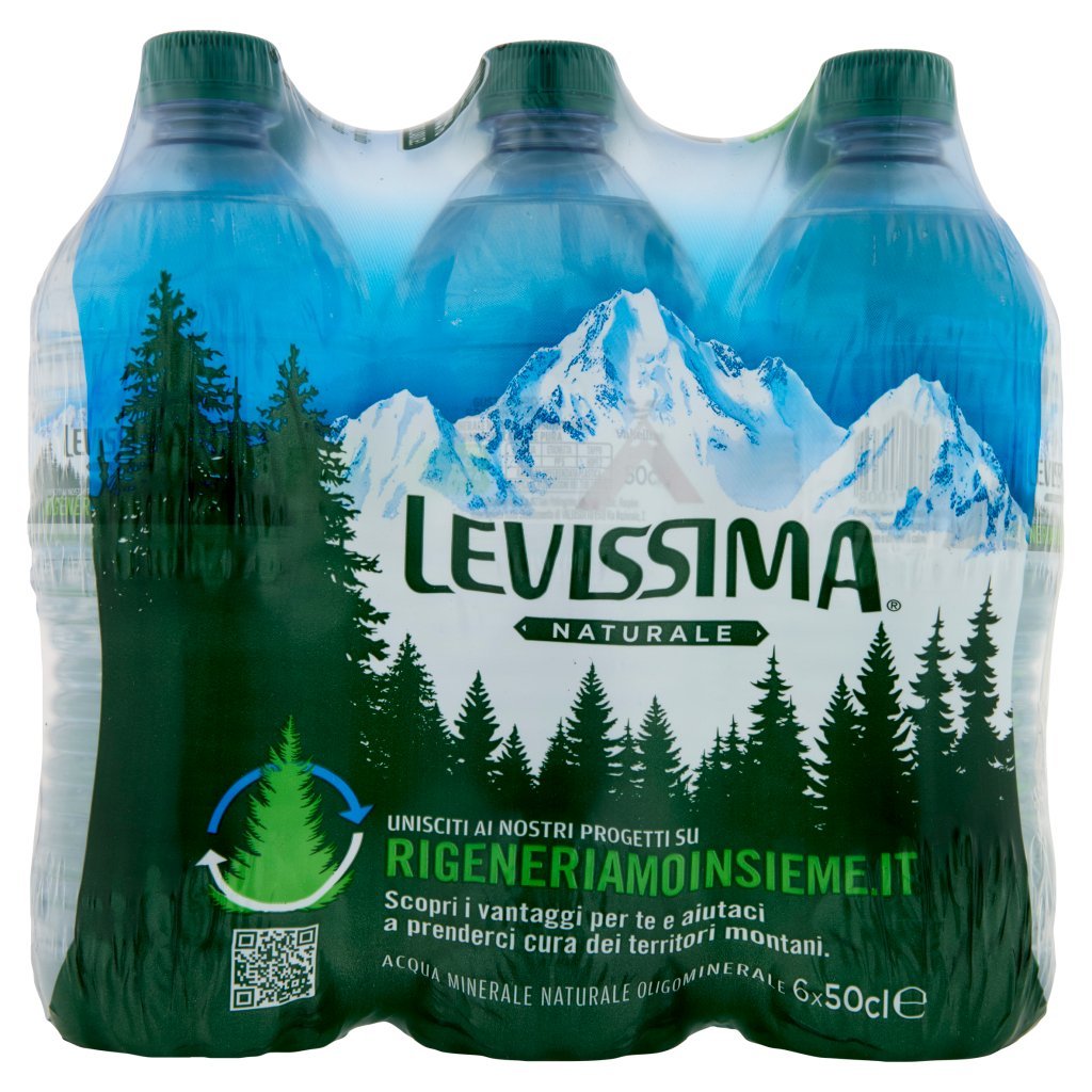 Levissima Acqua Naturale 6 x 50cl