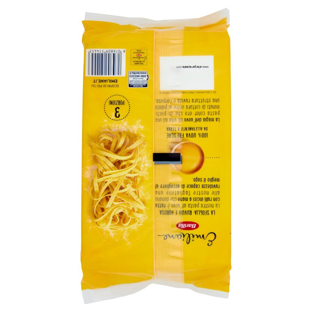 Barilla Emiliane Tagliatelle Pasta all'Uovo