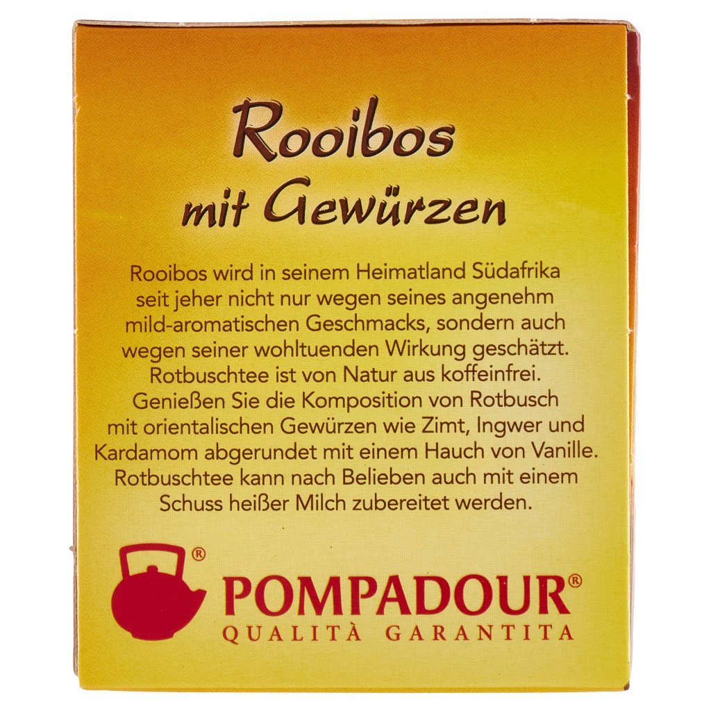 Pompadour Infuso Rooibos con Spezie 20 x 1,5 g