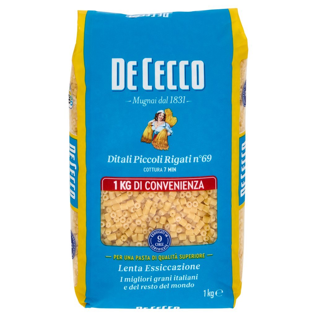 De Cecco Ditali Piccoli Rigati N° 69