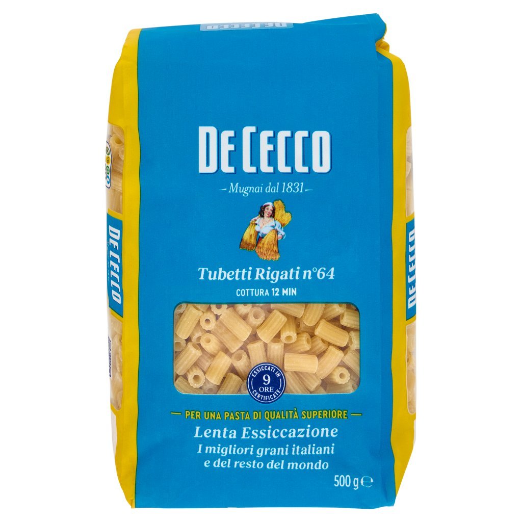 De Cecco Tubetti Rigati N° 64