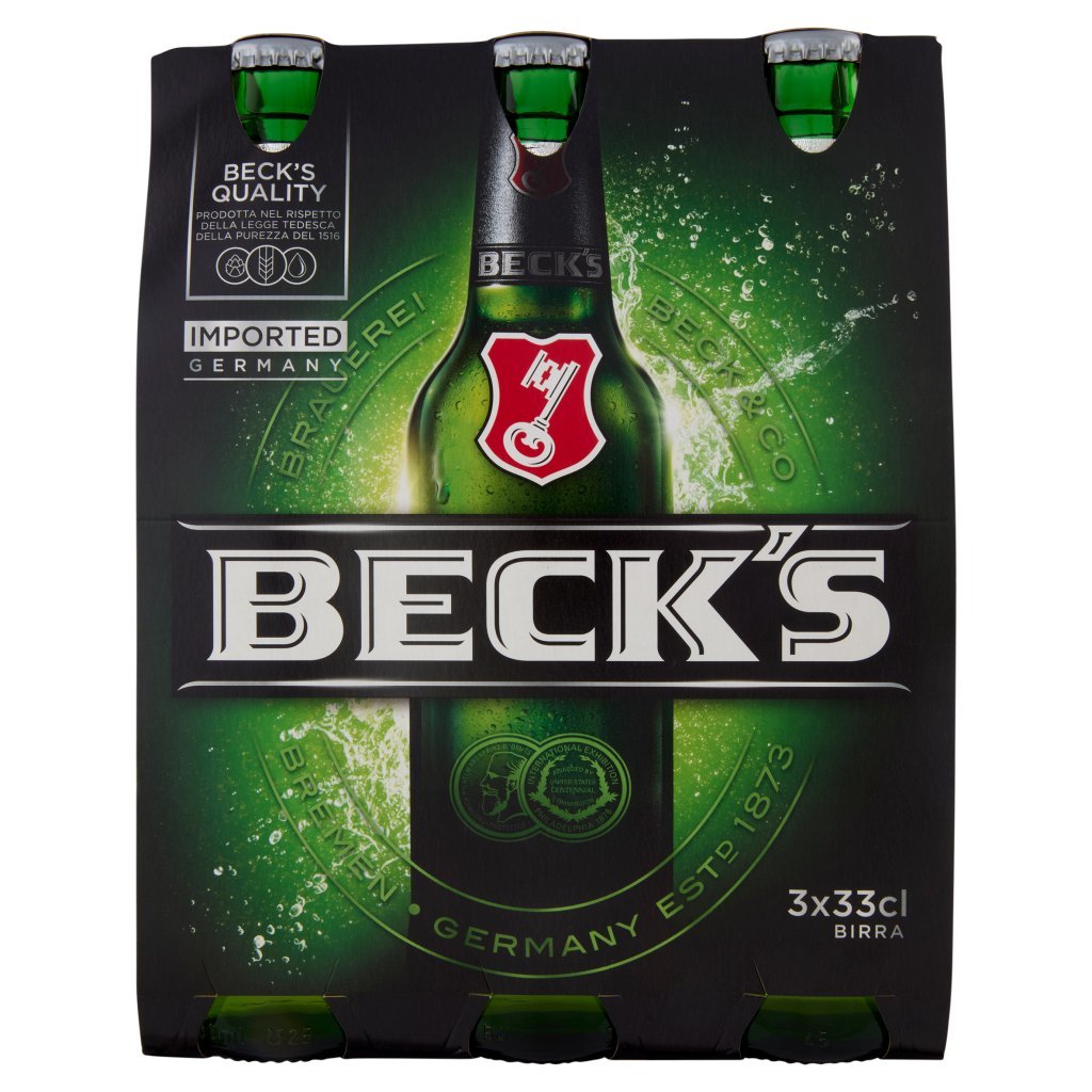 Beck's Beck's Birra Pilsner Tedesca Bottiglia 3x33cl