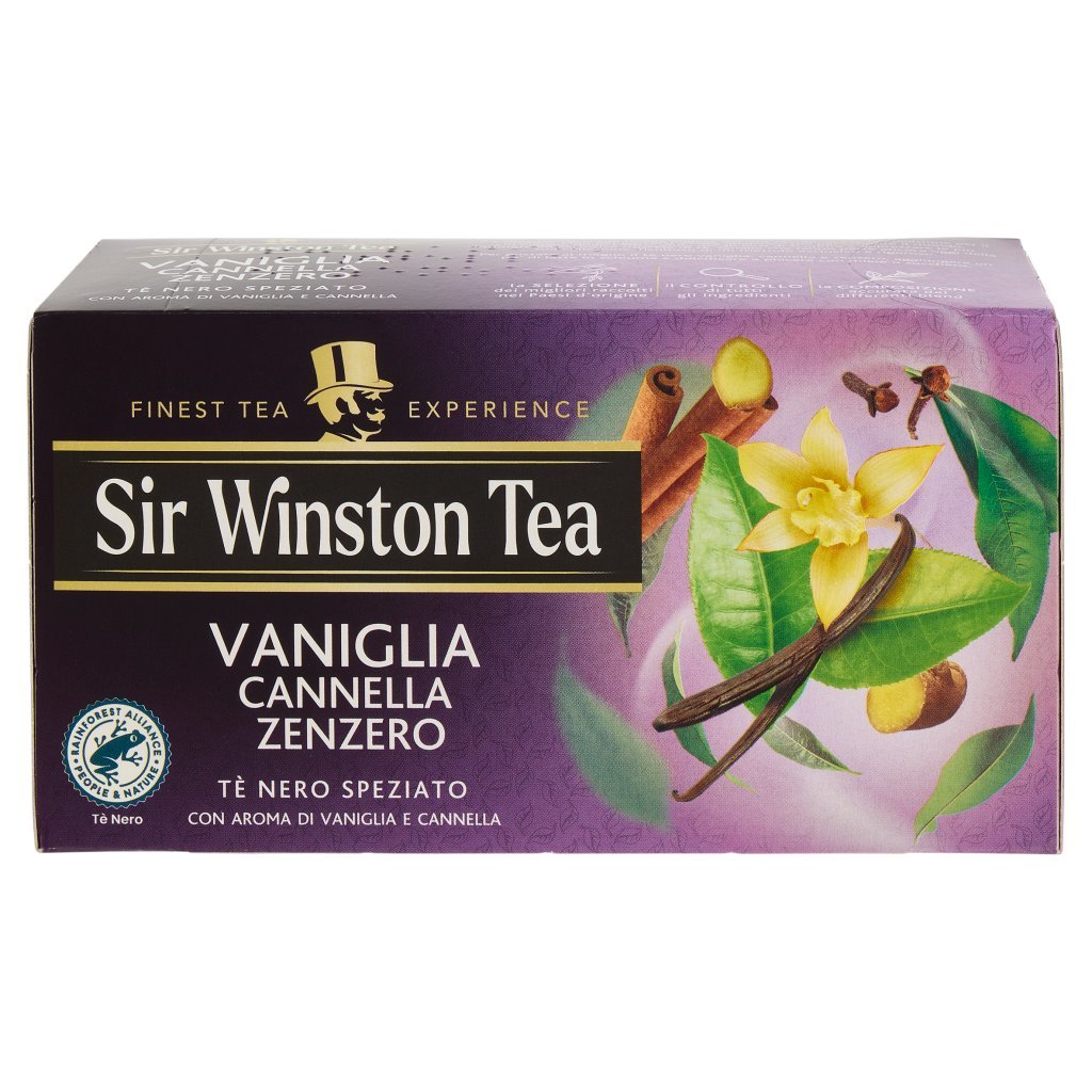 Sir Winston Tea Vaniglia Cannella Zenzero 20 x 2 g