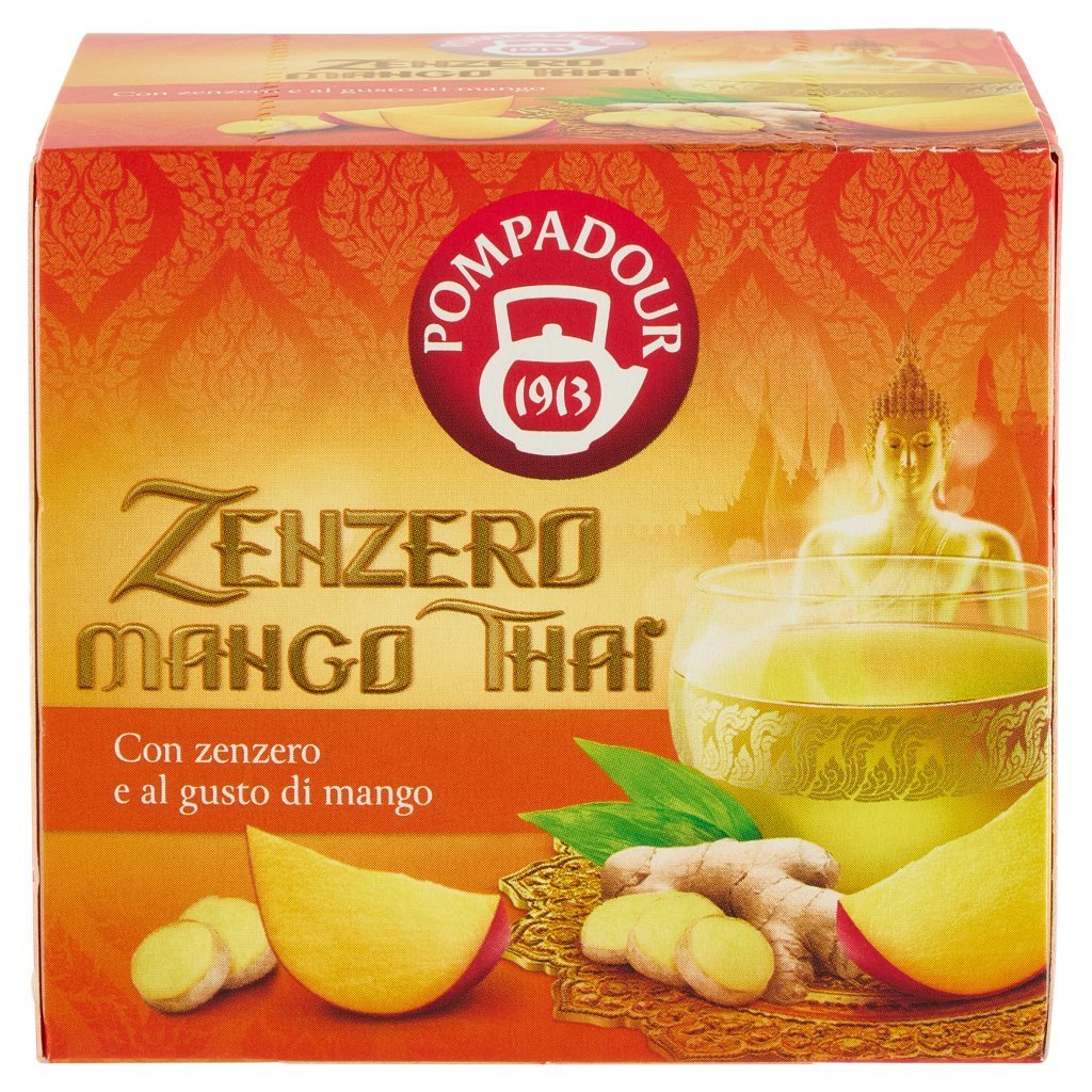 Pompadour Zenzero Mango Thai 10 x 2,25 g