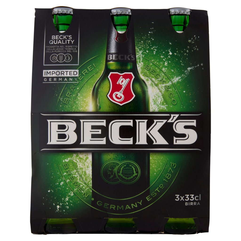 Beck's Beck's Birra Pilsner Tedesca Bottiglia 3x33cl