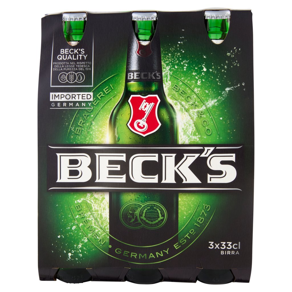 Beck's Beck's Birra Pilsner Tedesca Bottiglia 3x33cl