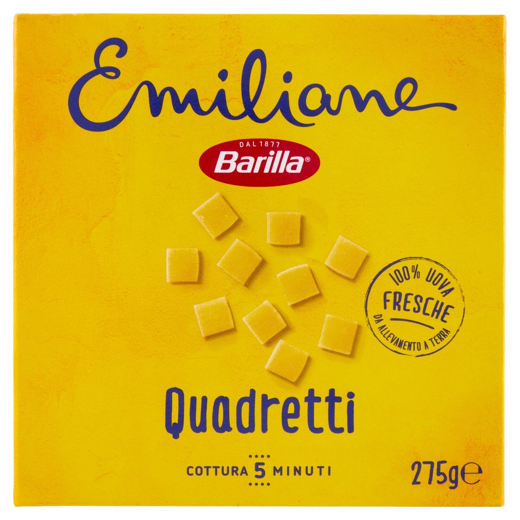 Barilla Emiliane Quadretti Pasta all'Uovo