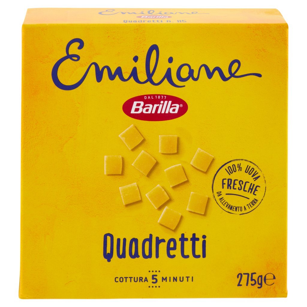 Barilla Emiliane Quadretti Pasta all'Uovo