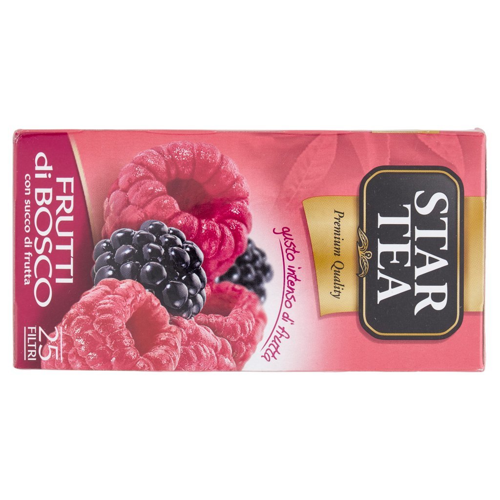 Star Tea Frutti di Bosco con Succo di Frutta Filtri 25 x 1,7 g