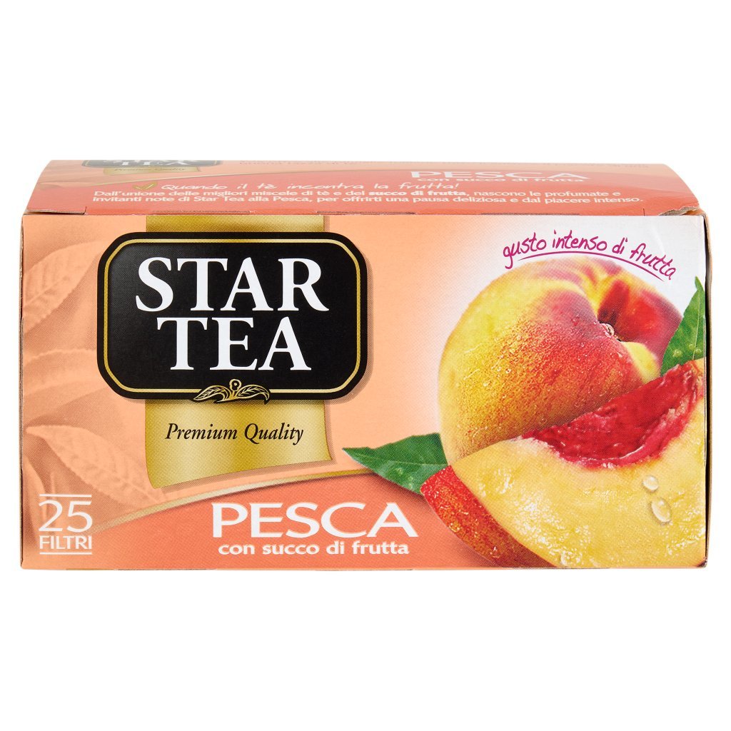 Star Tea Pesca con Succo di Frutta Filtri 25 x 1,7 g