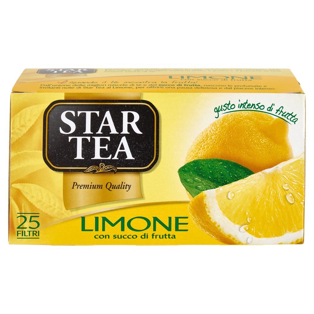 Star Tea Limone con Succo di Frutta Filtri 25 x 1,7 g