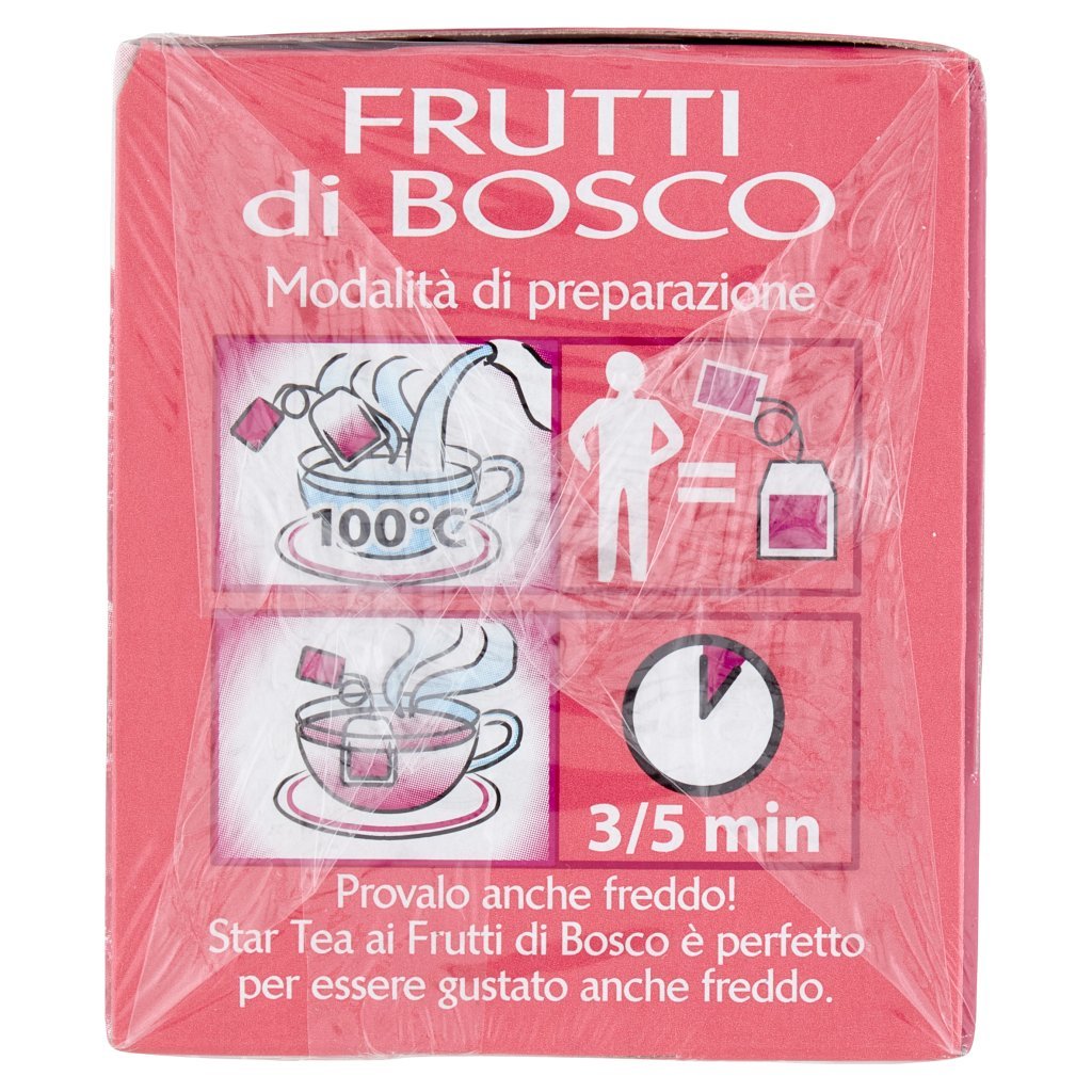 Star Tea Frutti di Bosco con Succo di Frutta Filtri 25 x 1,7 g