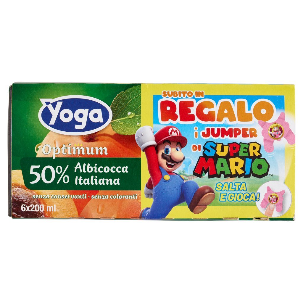 Yoga Optimum 50% Albicocca Italiana 6 x 200 Ml