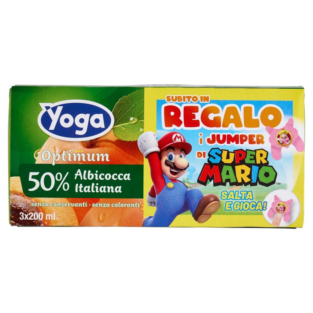 Yoga Optimum 50% Albicocca Italiana 3 x 200 Ml