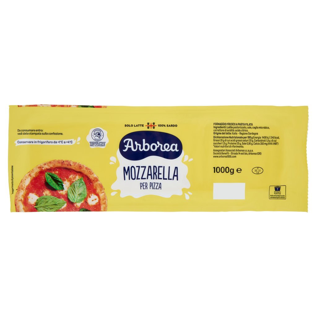 Arborea Mozzarella per Pizza