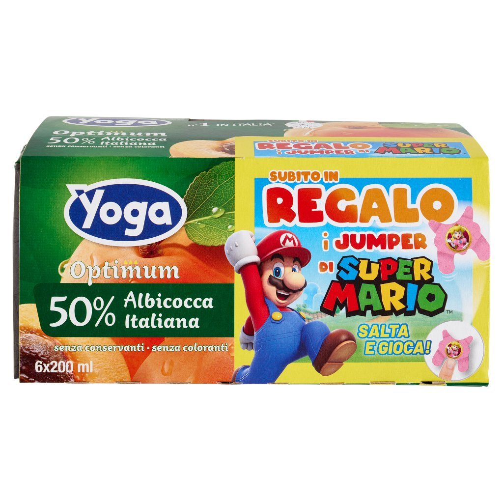 Yoga Optimum 50% Albicocca Italiana 6 x 200 Ml