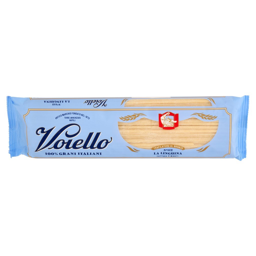 Voiello Pasta la Linguina N°112 Grani 100% Italiani Trafilata Bronzo