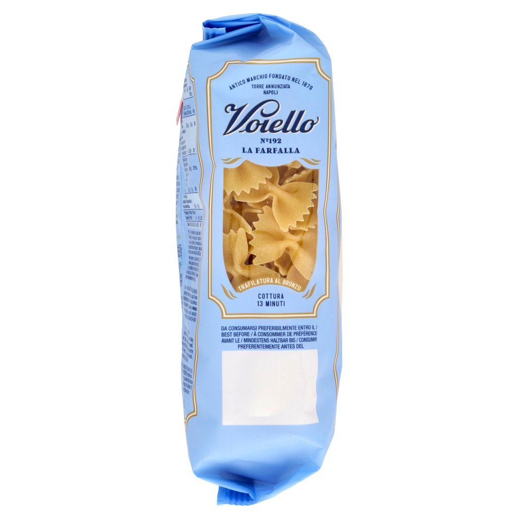 Voiello Pasta la Farfalla N°192 Grani 100% Italiani Trafilata Bronzo