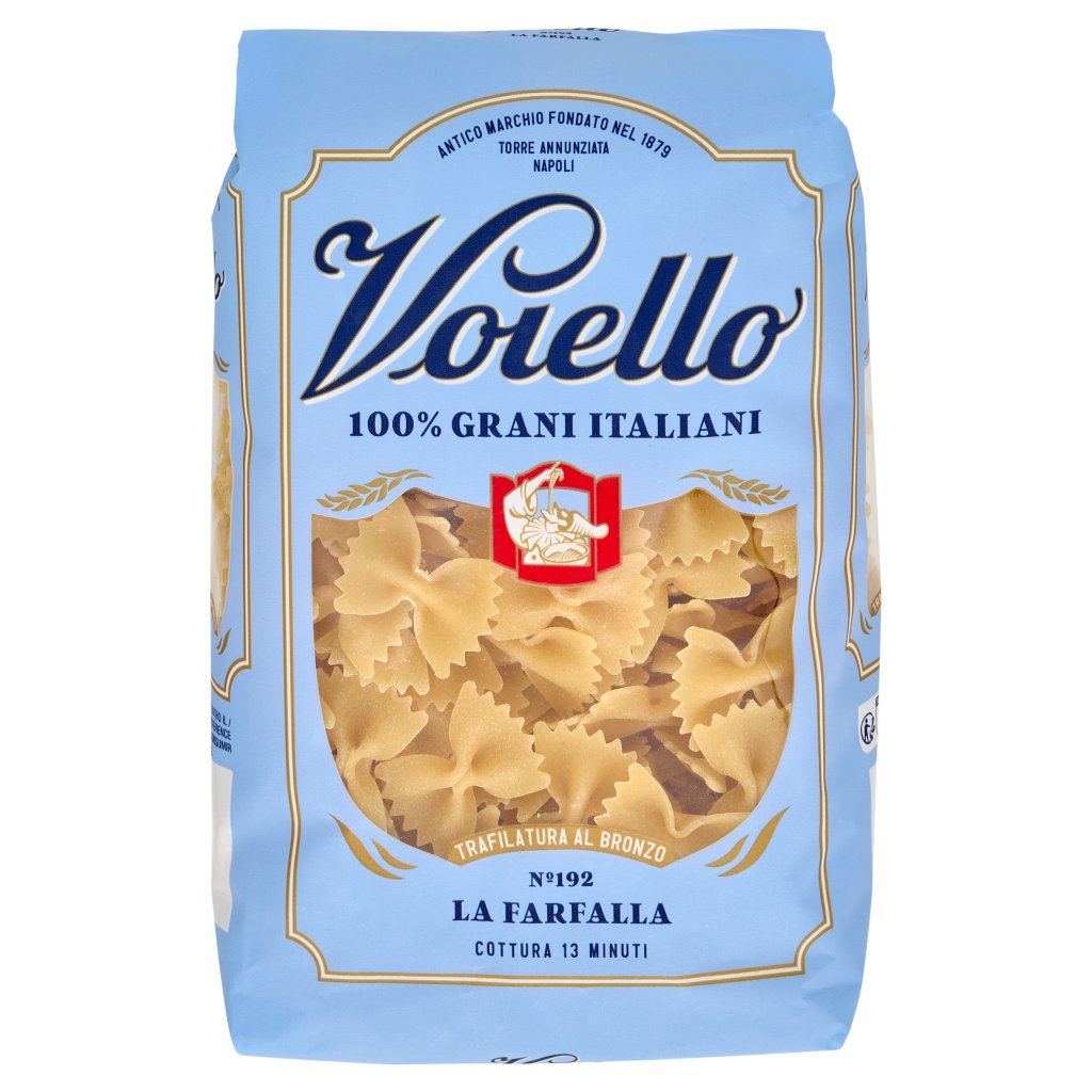 Voiello Pasta la Farfalla N°192 Grani 100% Italiani Trafilata Bronzo