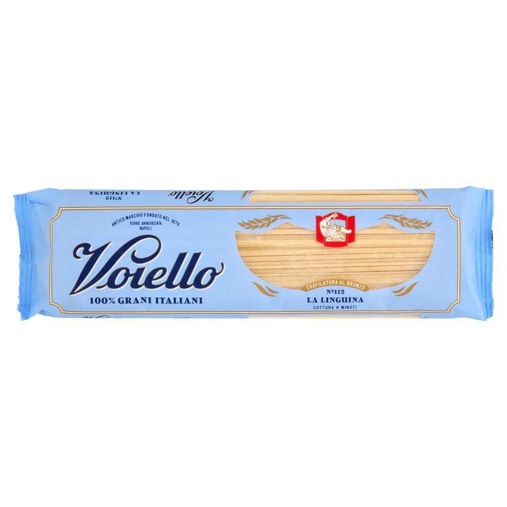 Voiello Pasta la Linguina N°112 Grani 100% Italiani Trafilata Bronzo