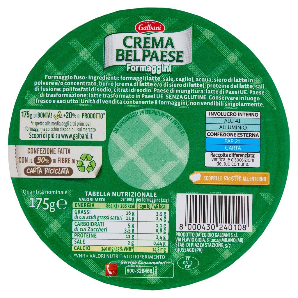 Galbani Crema Bel Paese Formaggini