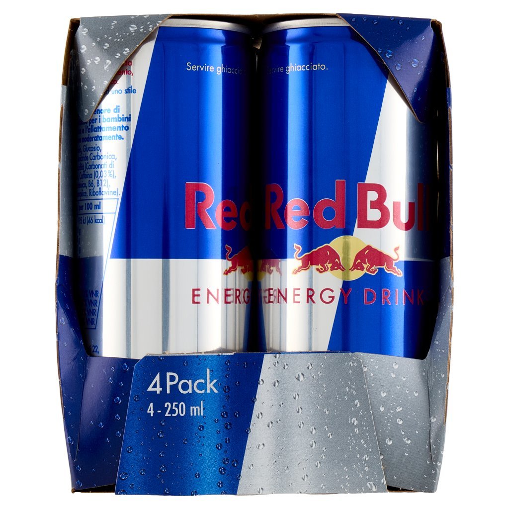 Red Bull Energy Drink, 4x250 Ml