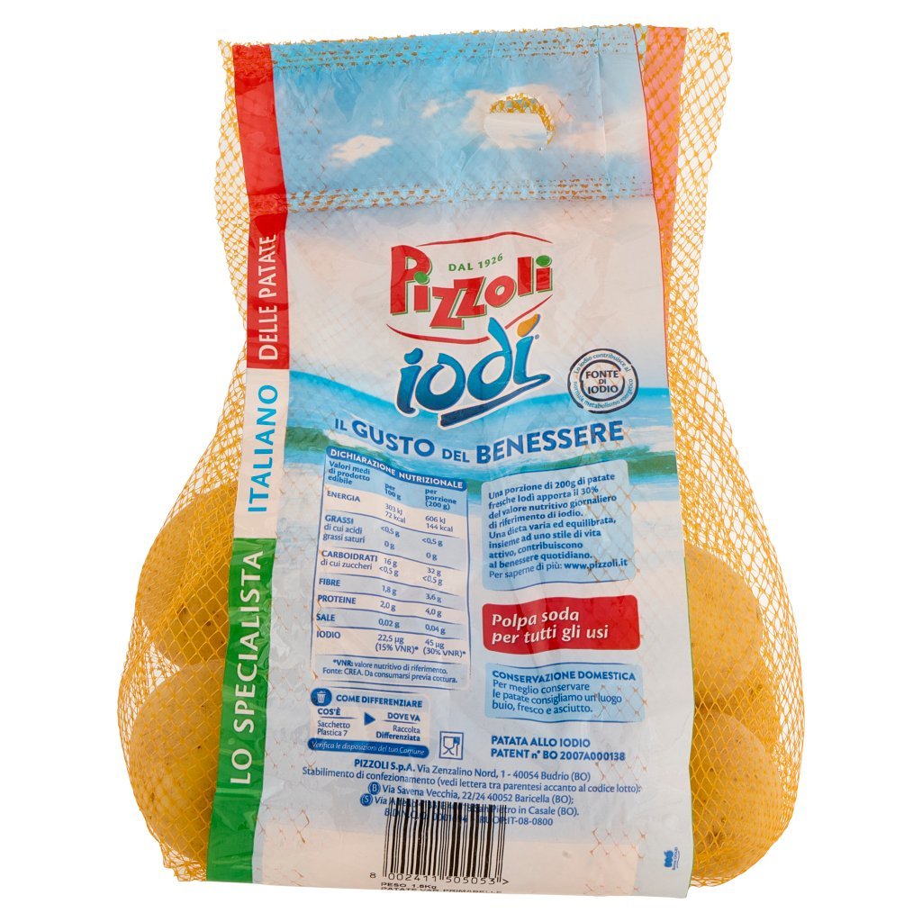 Pizzoli Patate Iodì 1,5 Kg