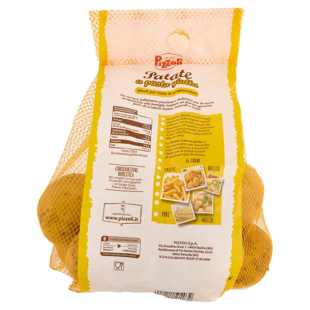 Pizzoli Patate a Pasta Gialla 2 Kg