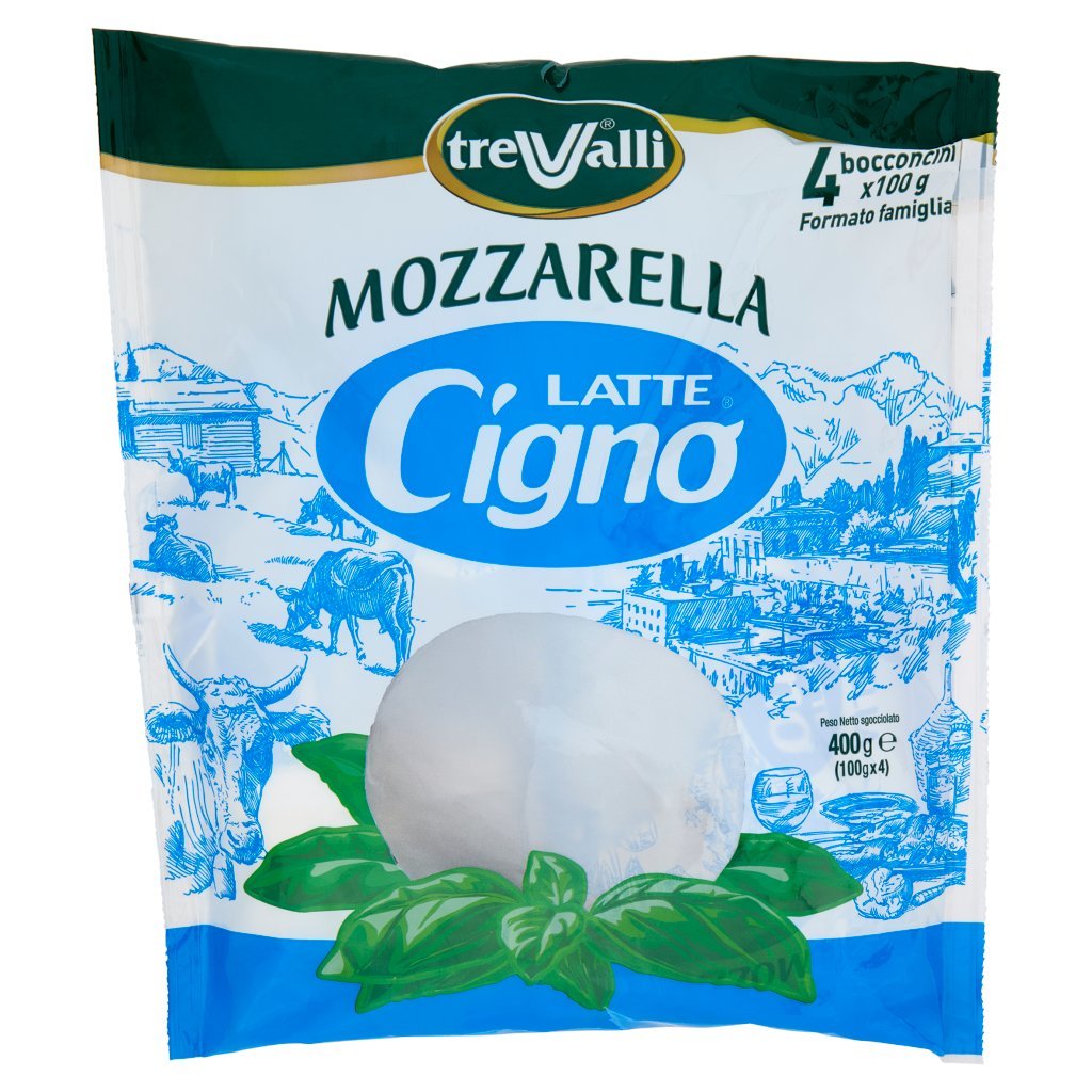 Latte Cigno Mozzarella 4 x 100 g