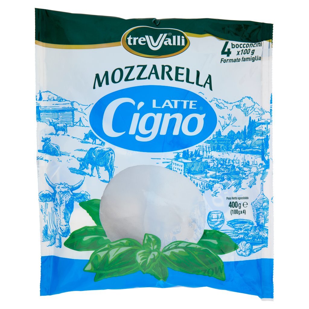 Latte Cigno Mozzarella 4 x 100 g