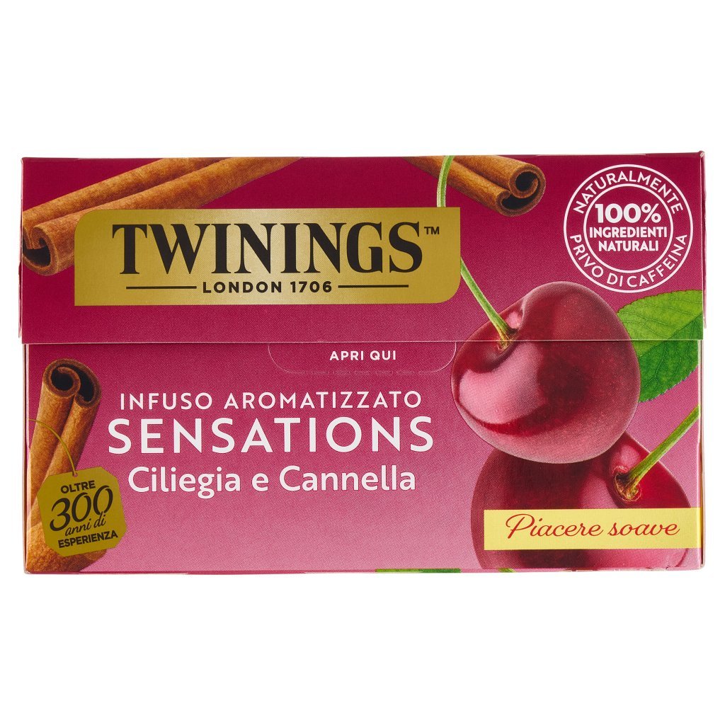 Twinings Ciliegia e Cannella Infuso Sensations 20 Filtri