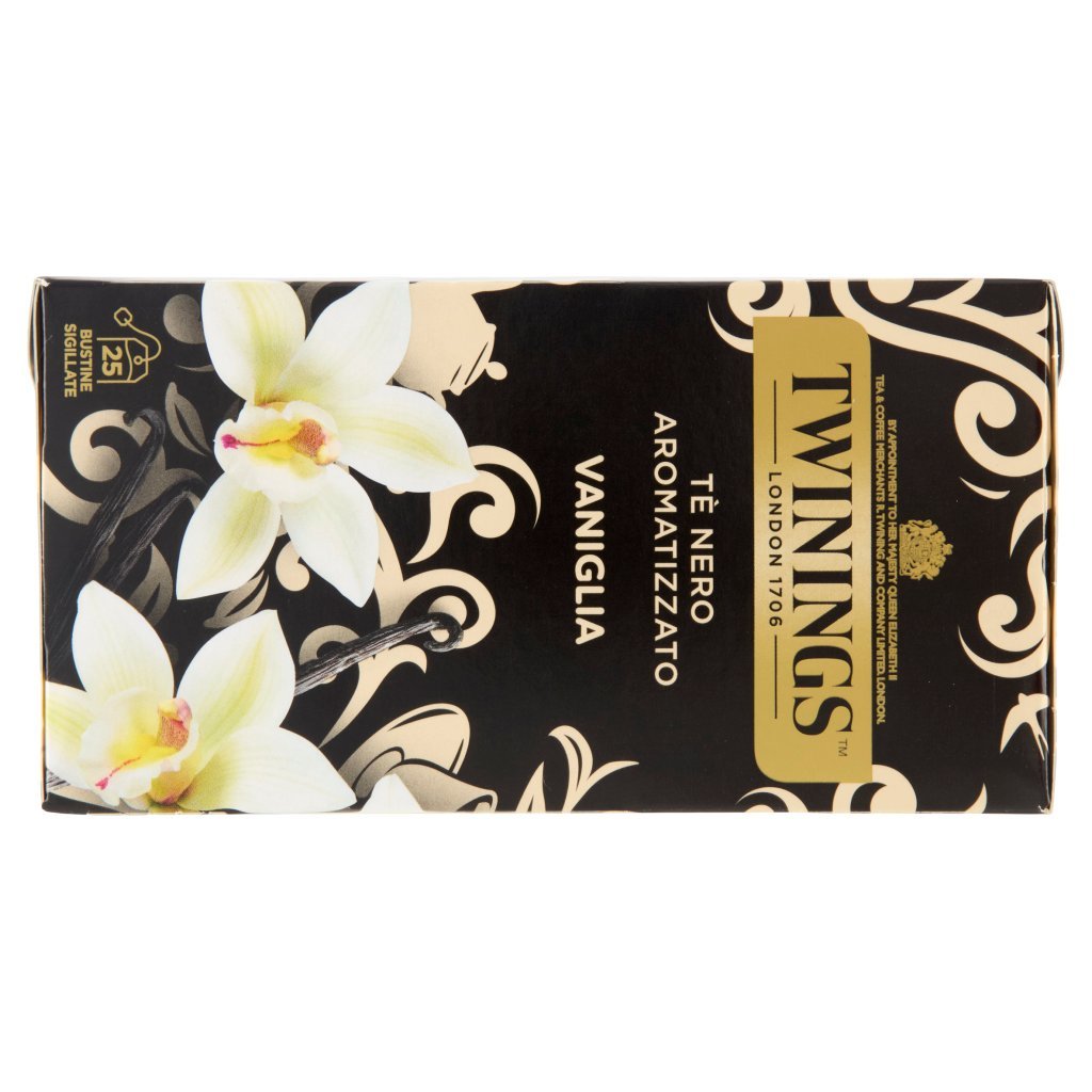 Twinings Vaniglia Tè Nero Aromatizzato 25 Filtri The