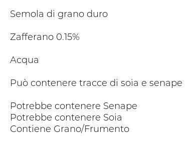 La Casa del Grano Le Specialità i Malloreddus Zafferano Medi