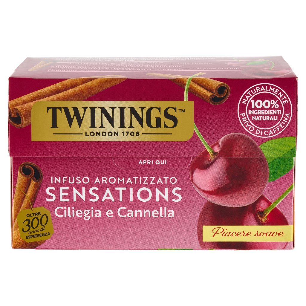 Twinings Ciliegia e Cannella Infuso Sensations 20 Filtri