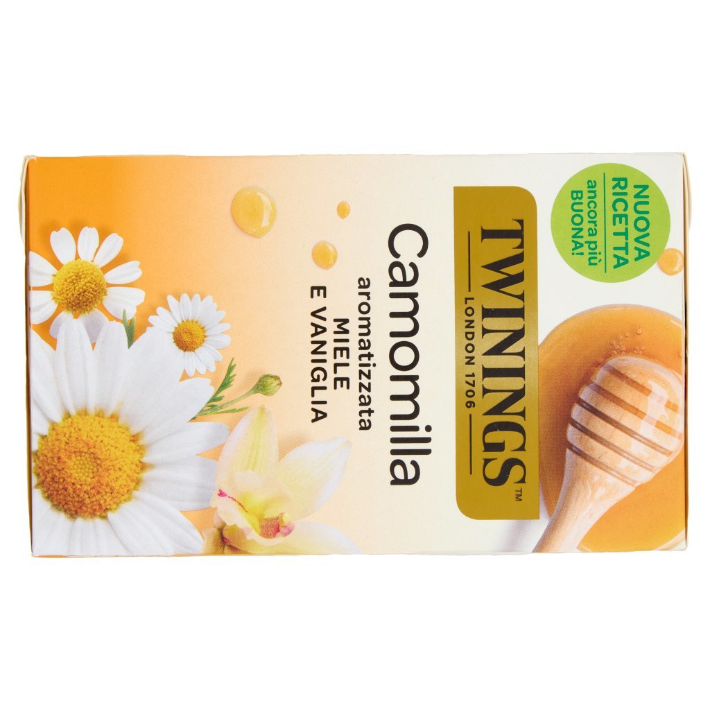 Twinings Camomilla Aromatizzata Miele e Vaniglia 20 Filtri