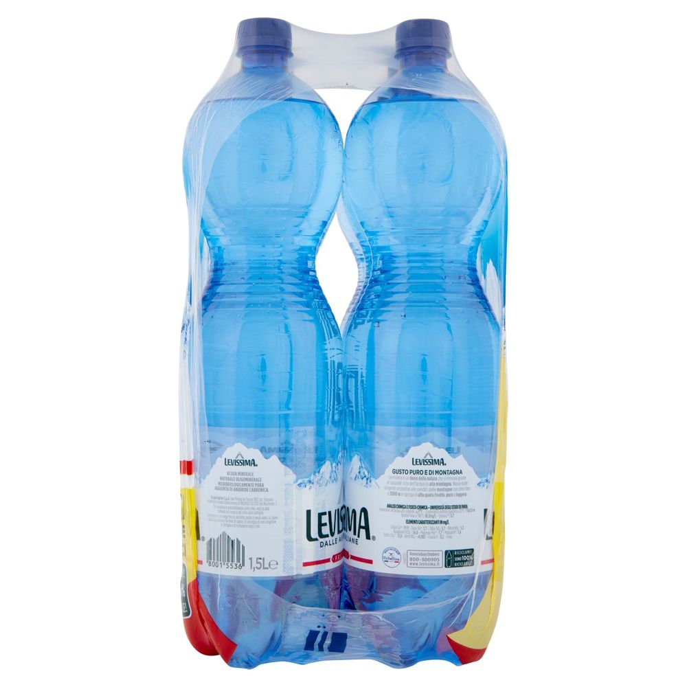 Levissima Acqua Frizzante R-pet 25% 6 x 1,5 l