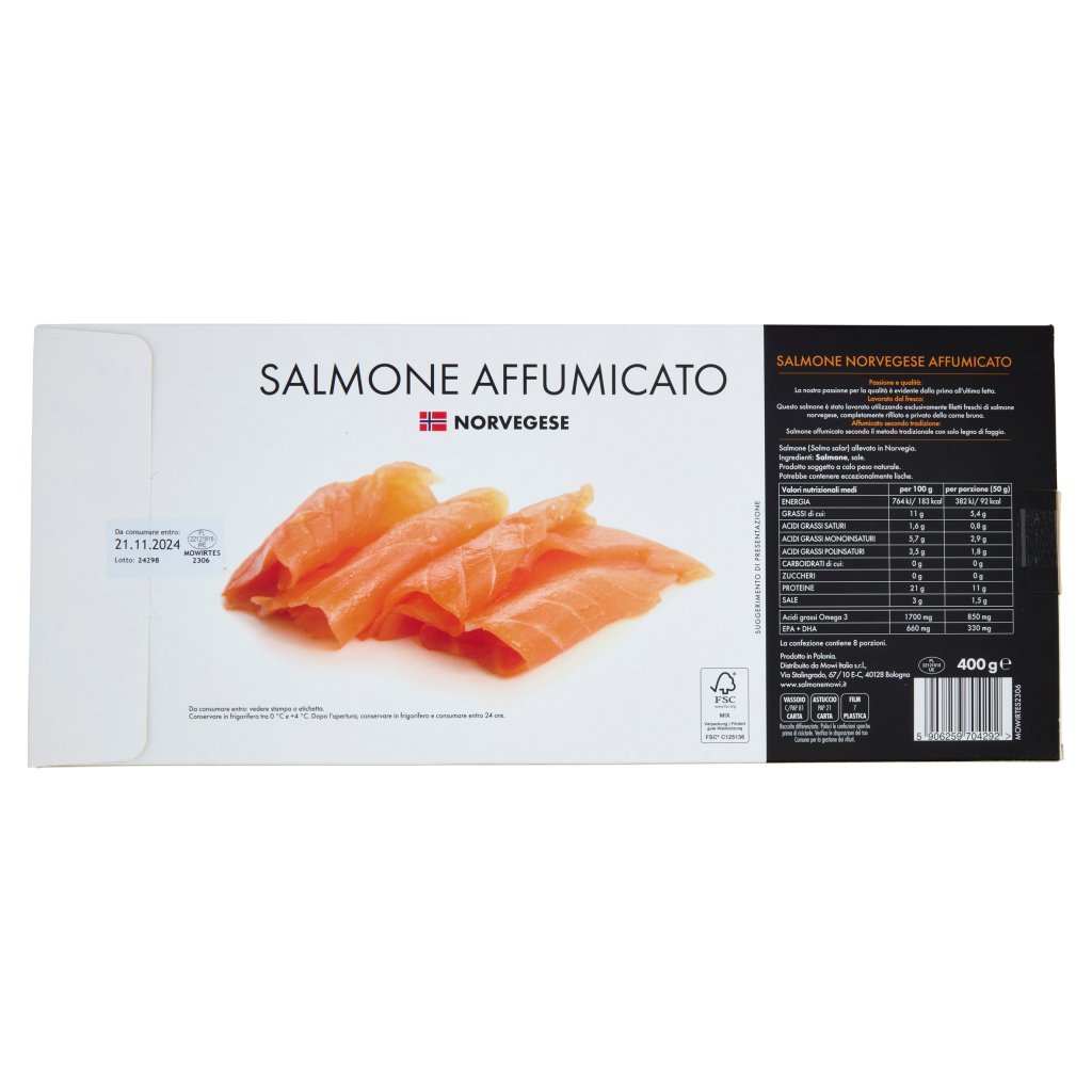 Harbour By Mowi Salmone Affumicato Norvegese