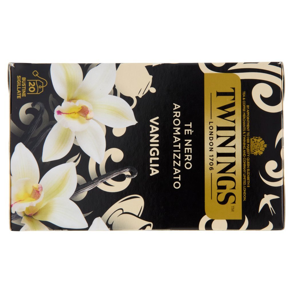 Twinings Vaniglia Tè Nero Aromatizzato 20 Filtri The