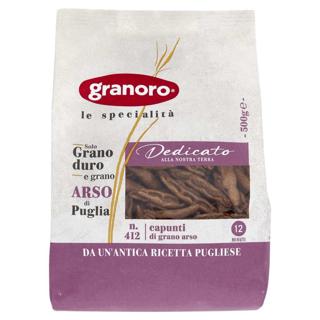 Granoro Dedicato le Specialità N.412 Capunti di Grano Arso