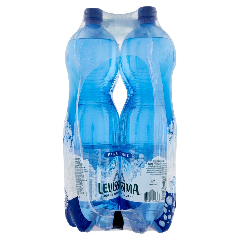 Levissima Acqua Frizzante R-pet 25% 6 x 1,5 l