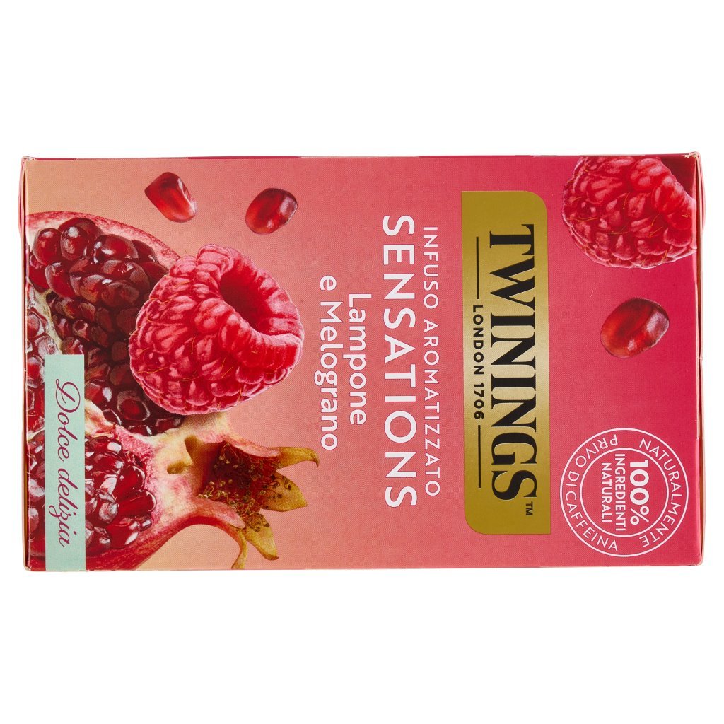 Twinings Lampone e Melograno Infuso Sensations 20 Filtri