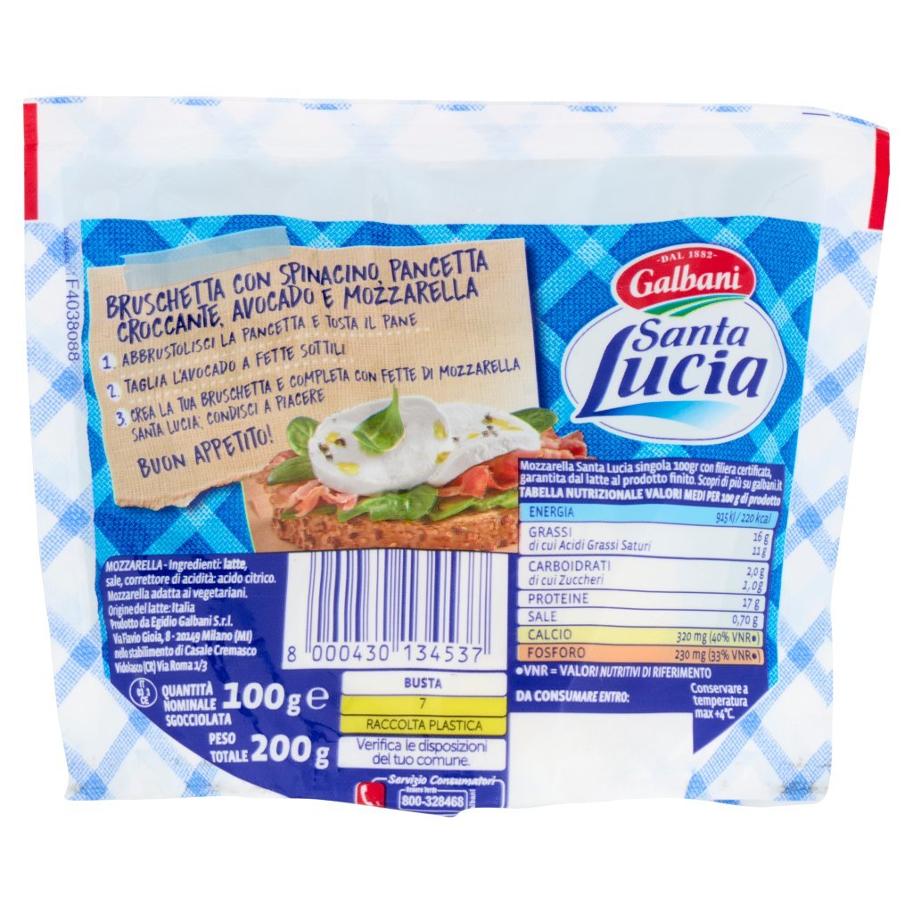 Galbani Santa Lucia Mozzarella 100 g