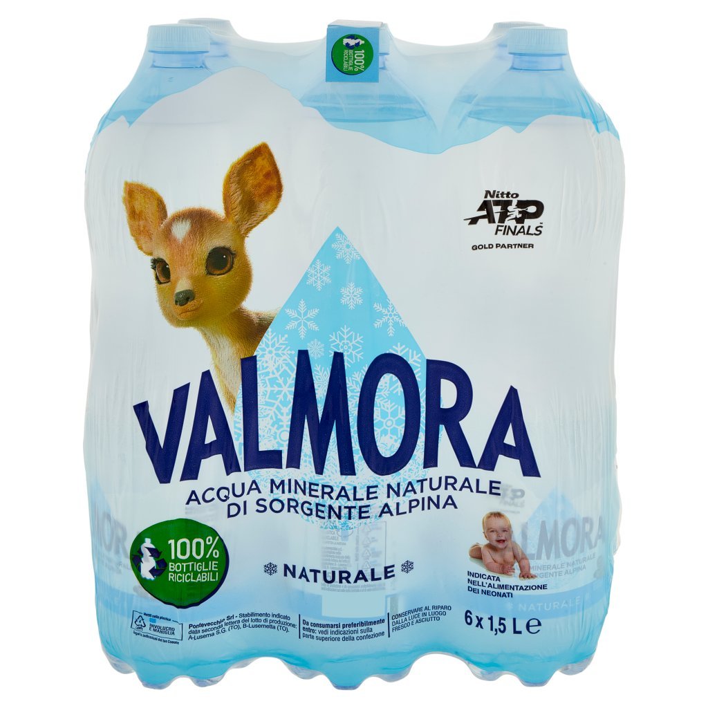 Valmora Sorgente Alpina Naturale 6 x 1,5 l