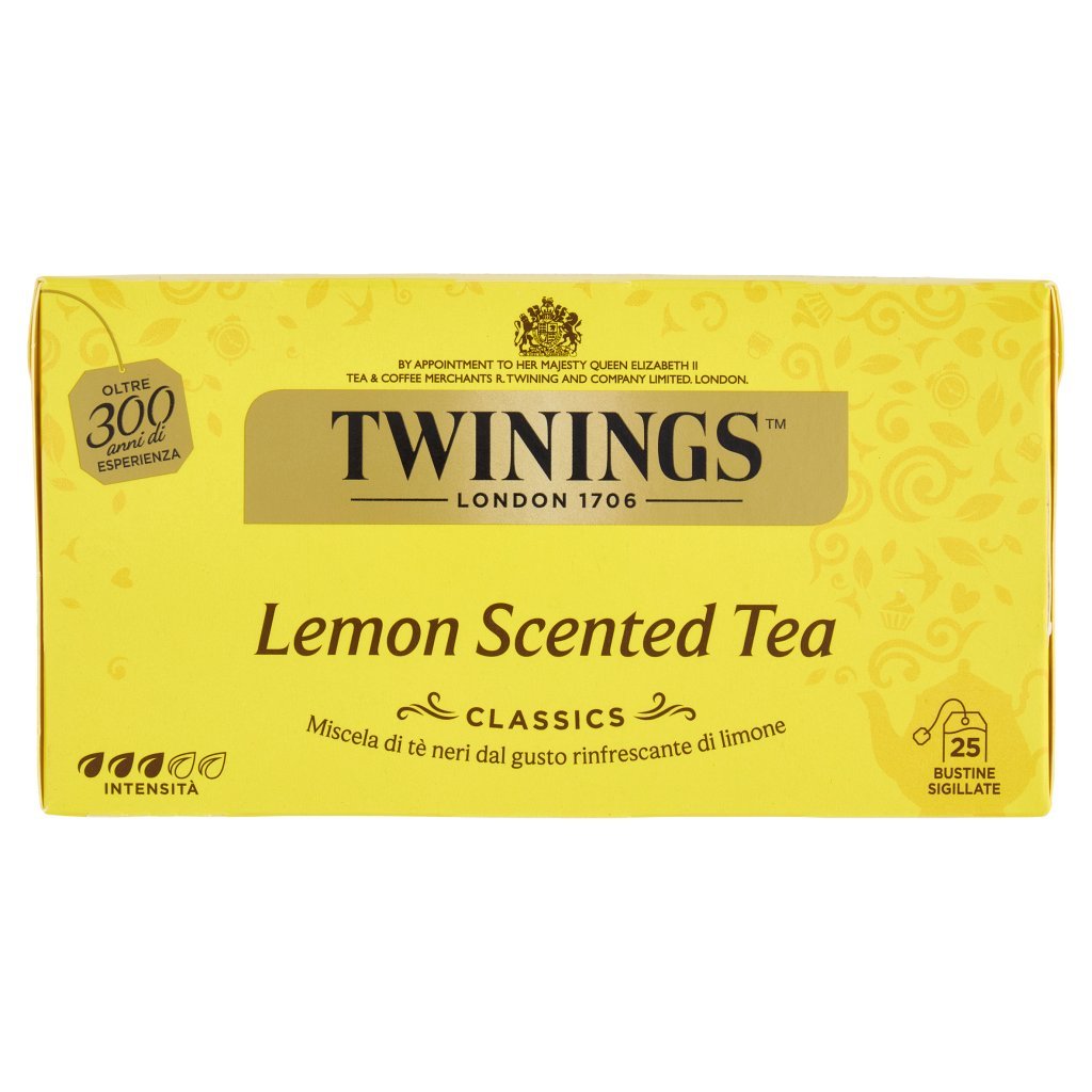 Twinings Lemon Scented Tea Tè Nero 25 Filtri +1 Omaggio The