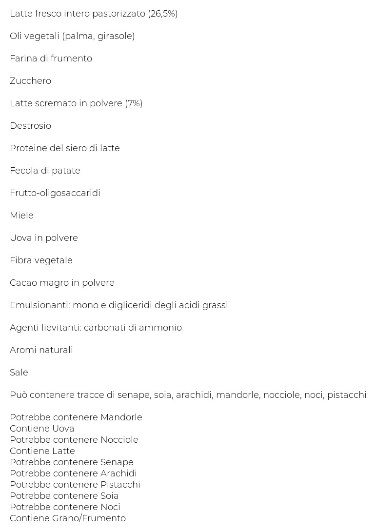 Plasmon La Merendina al Latte