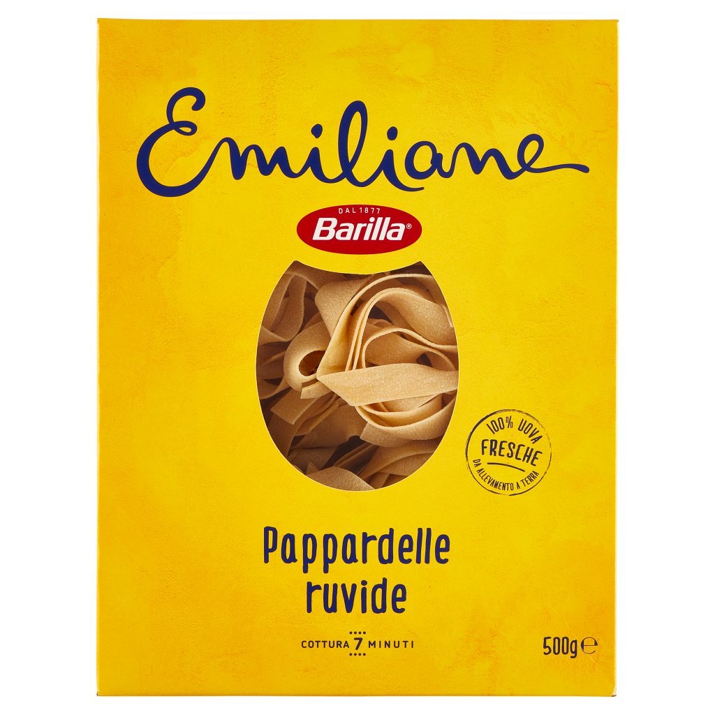 Barilla Emiliane Pappardelle Pasta all'Uovo